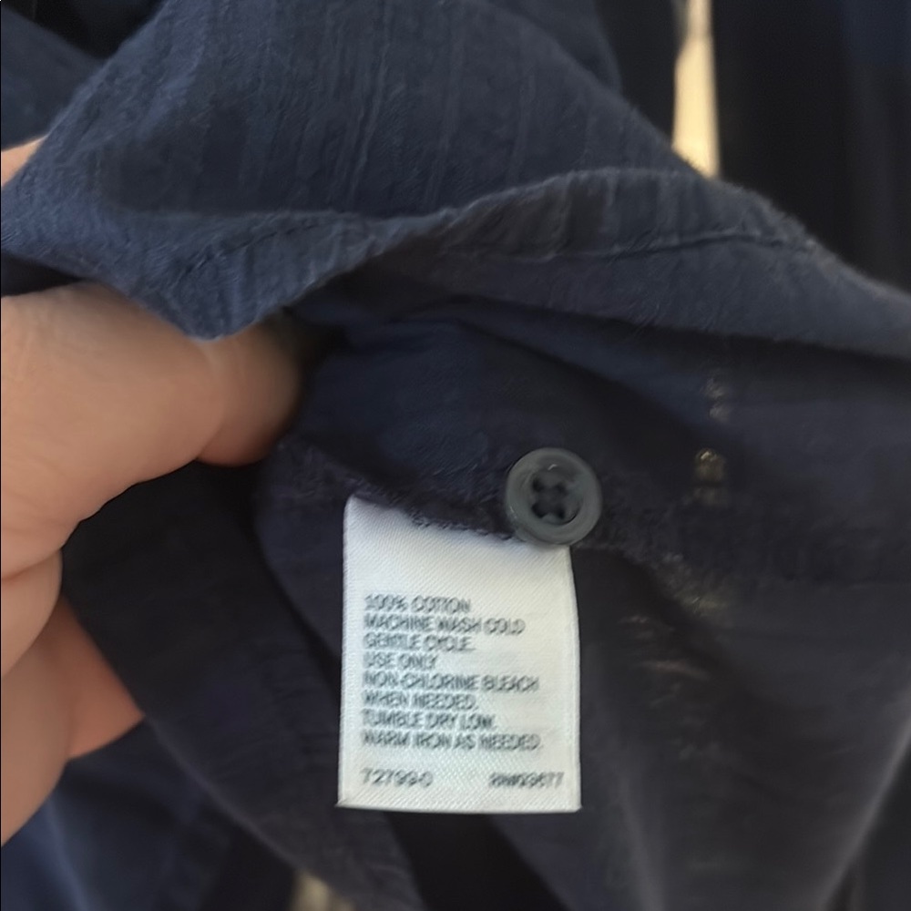 Navy Blue Women's Top - Picture 4 of 4